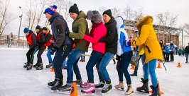 Ёхор на льду станцевали жители Бурятии Анна Огородник, UlanMedia