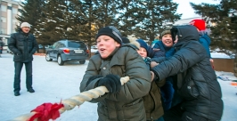 Встреча нового 2015 года на главной площади города Улан-Удэ Анна Огородник, UlanMedia