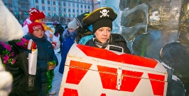 Встреча нового 2015 года на главной площади города Улан-Удэ Анна Огородник, UlanMedia