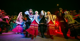 Встреча нового 2015 года на главной площади города Улан-Удэ Анна Огородник, UlanMedia