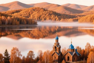 Пик золотой осени зависит от региона и погоды Нейросети