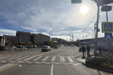 В Улан-Удэ сбили школьника на пешеходном переходе