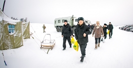 Крещение Господне отметили купанием в иордани жители Бурятии Анна Огородник, UlanMedia