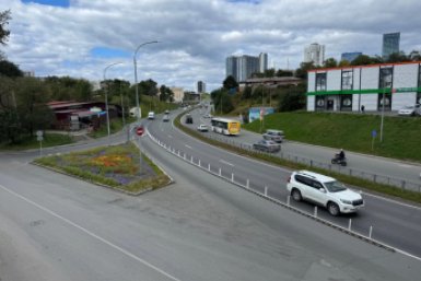 Установка делиниаторов снизила число ДТП во Владивостоке на 60% пресс-служба администрации Владивостока