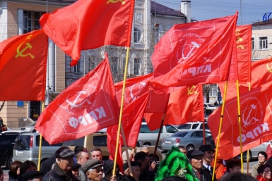Торжественный митинг, посвященный 145 годовщине со Дня рождения Владимира Ильича Ленина Эльвира Долговых, UlanMedia