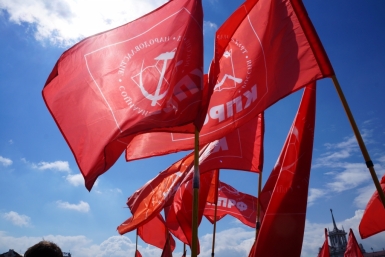 Торжественный митинг, посвященный 145 годовщине со Дня рождения Владимира Ильича Ленина Эльвира Долговых, UlanMedia
