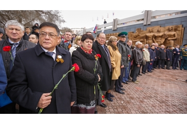 Вечный огонь зажгли в Бурятии Анна Огородник, UlanMedia