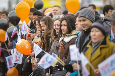 Вечный огонь зажгли в Бурятии Анна Огородник, UlanMedia
