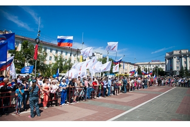  День России отметили концертом хоров в Улан-Удэ  Анна Огородник, UlanMedia