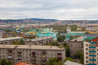 Ночной дождь &quotумыл&quot столицу Бурятии от гари Анна Огородник, UlanMedia 