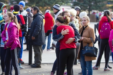 Легкоатлетическая эстафета на призы администрации города &quotпробежала&quot по Улан-Удэ Анна Огородник, UlanMedia