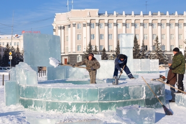 В Улан-Удэ продолжается подготовка к Новому году Александра Данилова, UlanMedia
