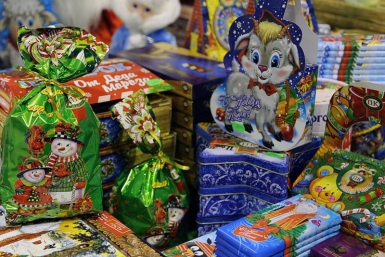 Дети получили новогодние подарки  Оленникова Мария, IrkutskMedia