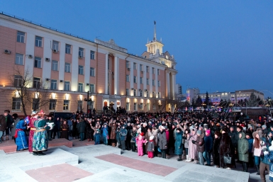 Всемирный флэшмоб Глобальный ехор прошел в Улан-Удэ Александра Данилова, UlanMedia