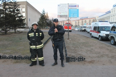 Тревогу из-за подозрения на взрывное устройство вновь подняли в Улан-Удэ Василий Тараруев, UlanMedia
