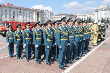 Торжественное построение Василий Тараруев, UlanMedia