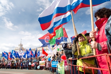День весны и труда отметили в Улан-Удэ Александра Данилова, UlanMedia