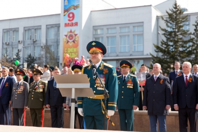 Командующий парадом Победы  Александра Данилова, UlanMedia