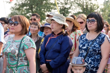Улан-удэнцы и гости города на открытии памятника герою России Алдару Цыденжапову Александра Данилова, UlanMedia