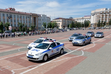 Движение в колонне в два ряда Александра Данилова, UlanMedia