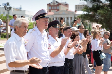 ГАИ отмечает свое 80-летие Александра Данилова, UlanMedia