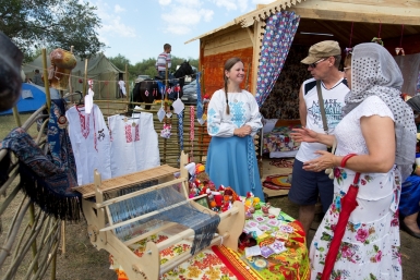 Выставка-ярмарка на фестивале казачьей культуры Александра Данилова, UlanMedia