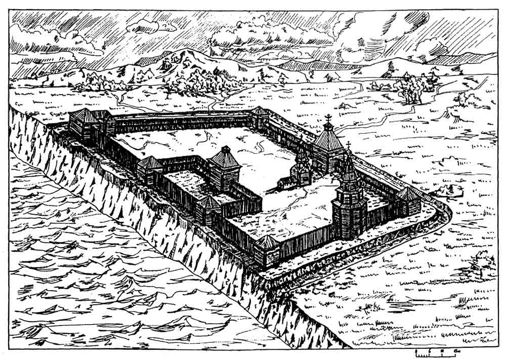Албазинский острог — реконструкция