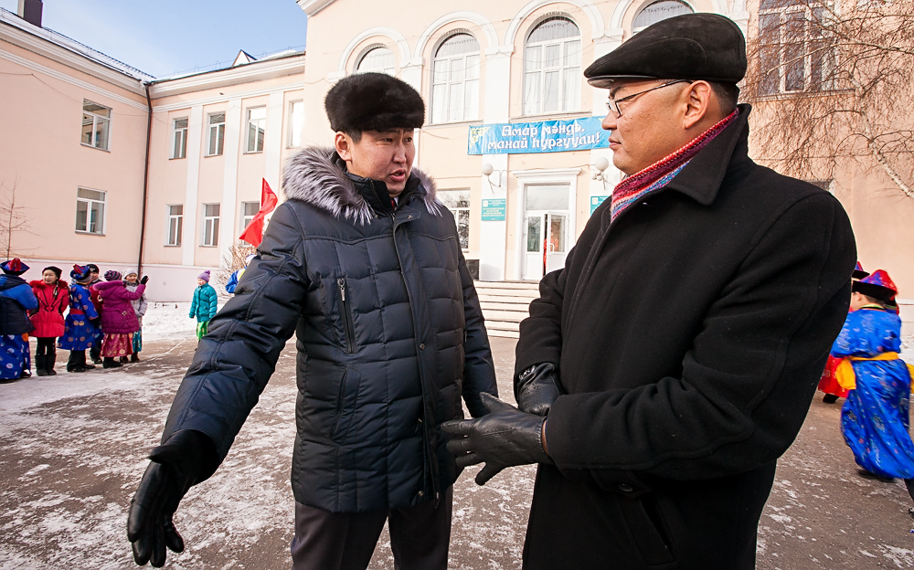 Открытие боксерского центра состоялось в столице Бурятии, Фото с места события собственное