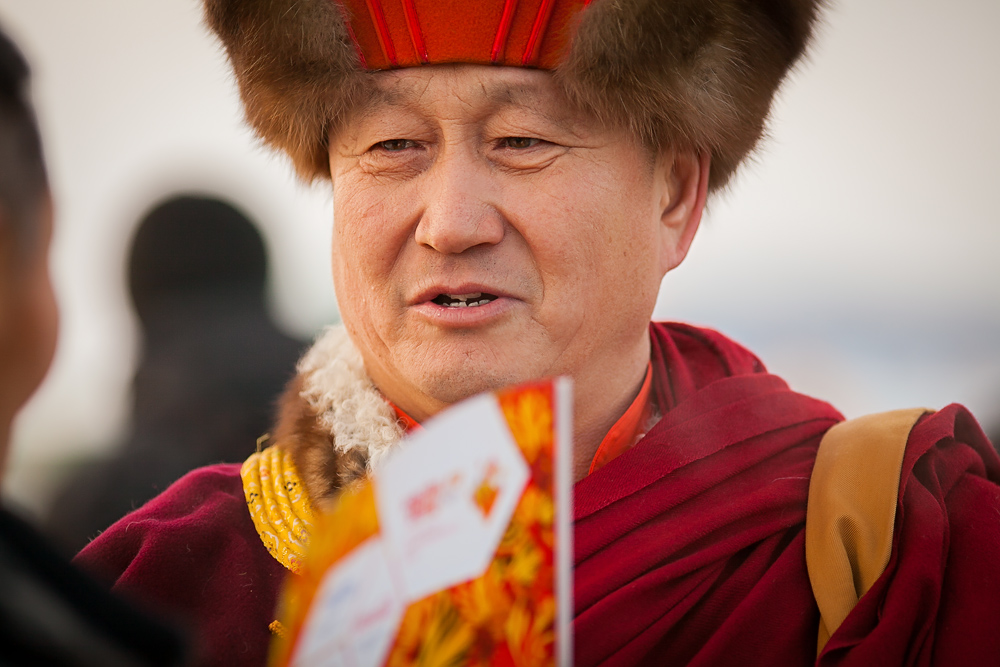 Олимпийский Огонь в Иволгинском дацане, Бурятия, Фото с места события собственное