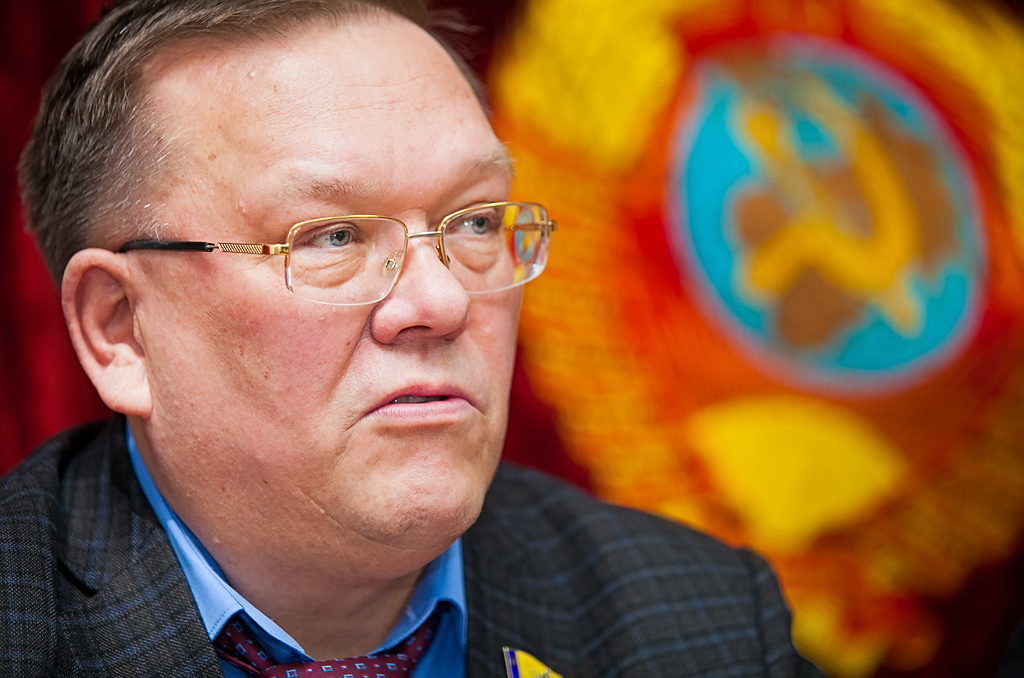 Депутат Горсовета от КПРФ Владимир Сажин, Фото с места события собственное