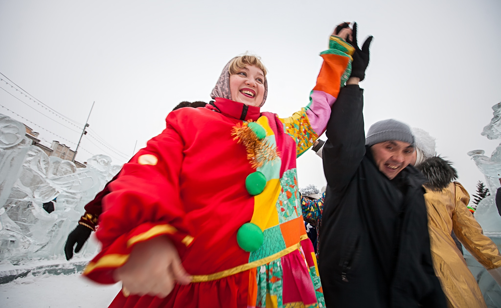 Жители Бурятии празднуют Новый год, Фото с места события собственное