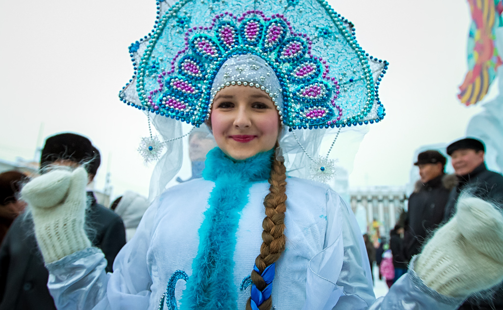 Жители Бурятии празднуют Новый год, Фото с места события собственное