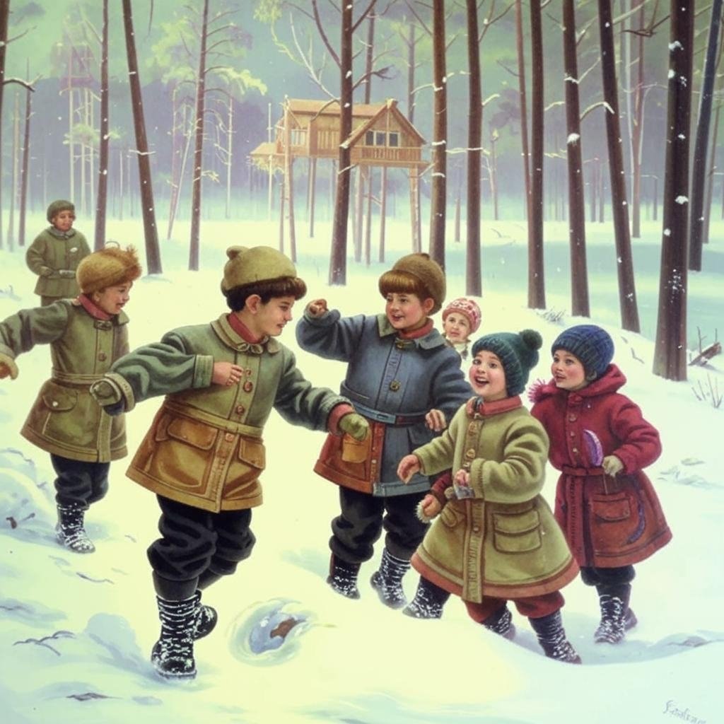 Вся жизнь на улице: эти игры из СССР захватывали детей зимой - ностальгия зашкаливает Kandinsky (18+)
