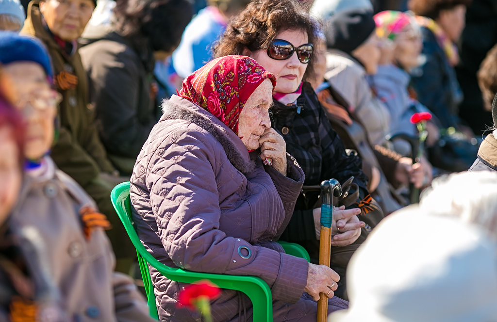 Парад, посвященный 69-й годовщине Победы, прошел в Улан-Удэ, Фото с места события собственное