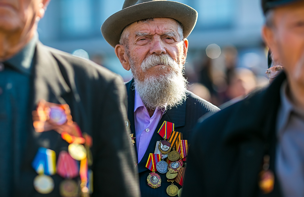 Парад, посвященный 69-й годовщине Победы, прошел в Улан-Удэ, Фото с места события собственное