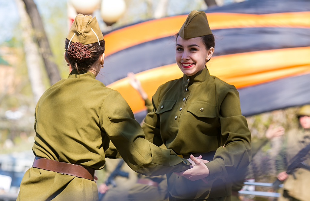 Парад, посвященный 69-й годовщине Победы, прошел в Улан-Удэ, Фото с места события собственное