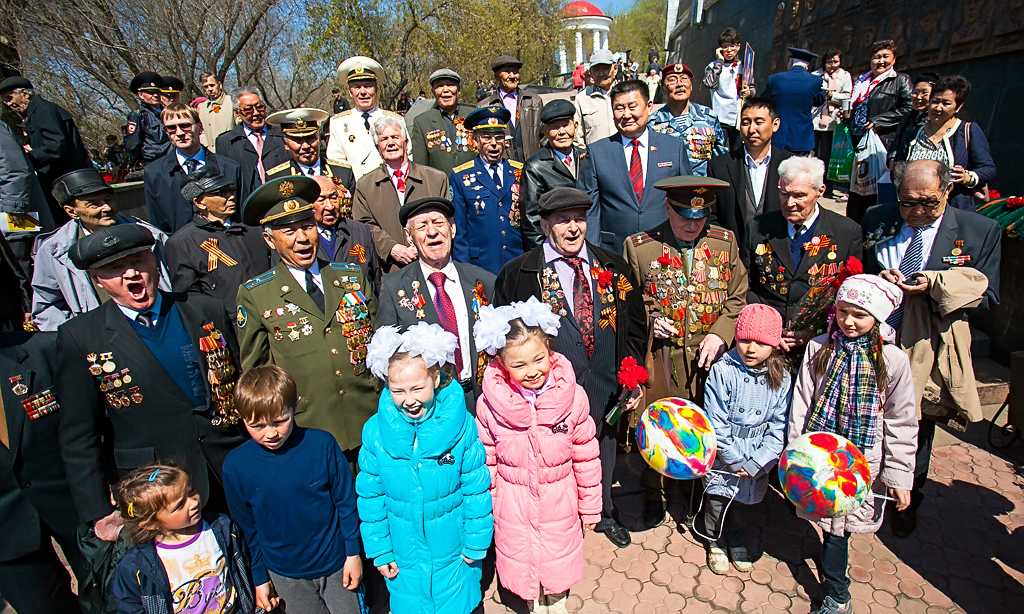 День Победы отметили коммунисты Бурятии, Фото с места события собственное