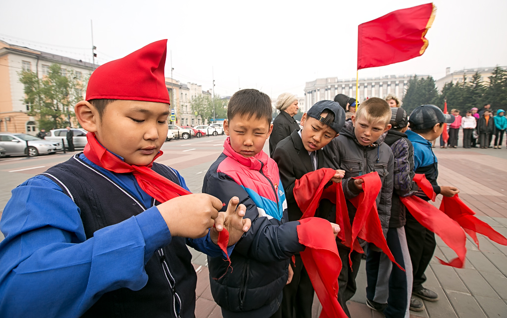 День пионерии отметили школьники Бурятии, Фото с места события собственное