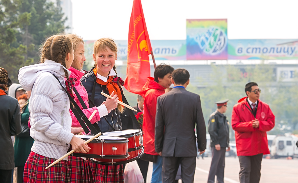 День пионерии отметили школьники Бурятии, Фото с места события собственное