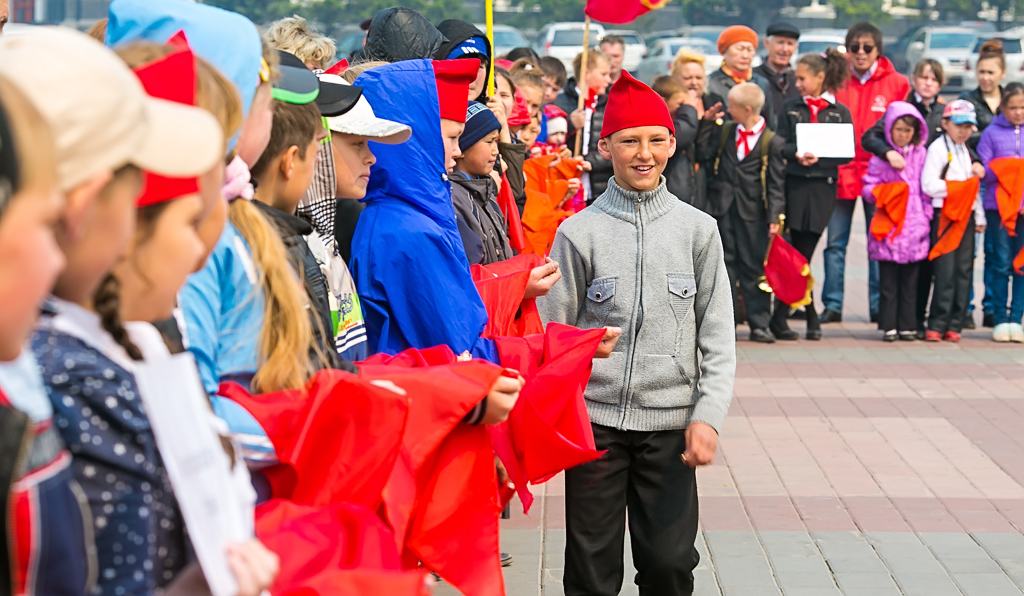 День пионерии отметили школьники Бурятии, Фото с места события собственное