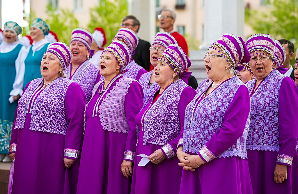 Гала-концерт Хоровой ассамблеи на Театральной площади в Улан-Удэ, Фото с места события собственное