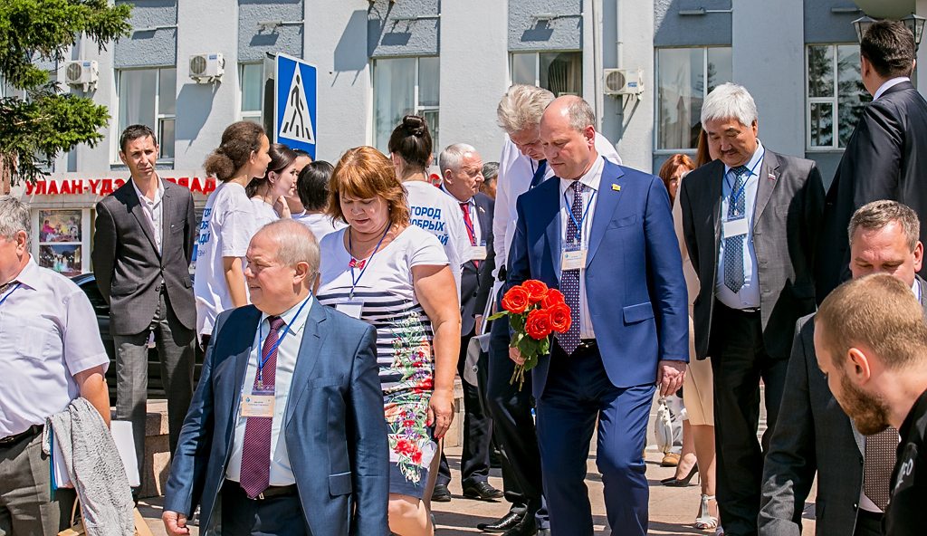 На площади Советов в Улан-Удэ выступили экстремалы , Фото с места события собственное