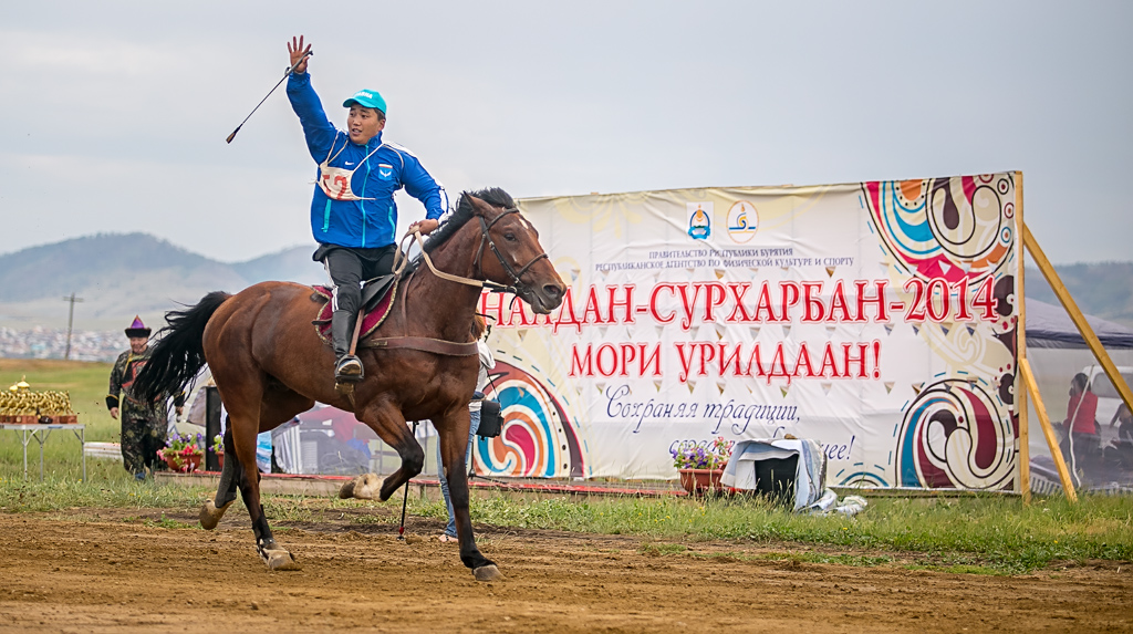 Скакун борца Базара Базаргуруева стал абсолютным чемпионом "Сурхарбана" в Бурятии, Фото с места события собственное