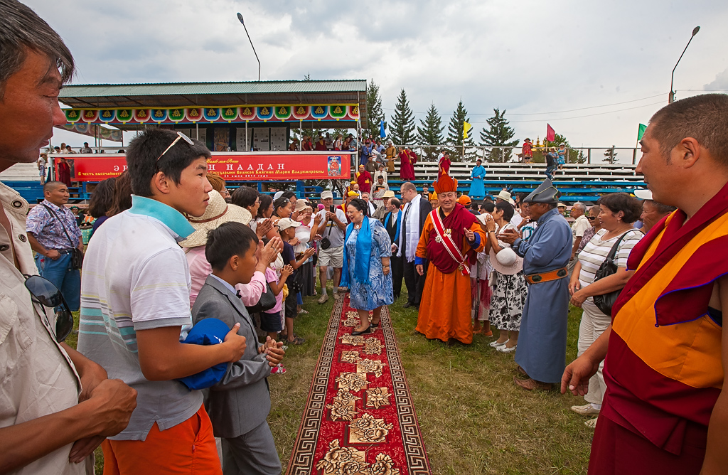  Государыня Великая Княгиня Мария Владимировна посетила Резиденцию Хамбо Ламы , Фото с места события собственное