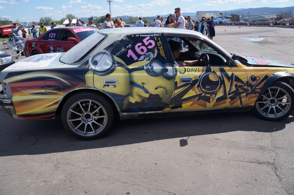 Drift battle bullet, Фото с места события собственное