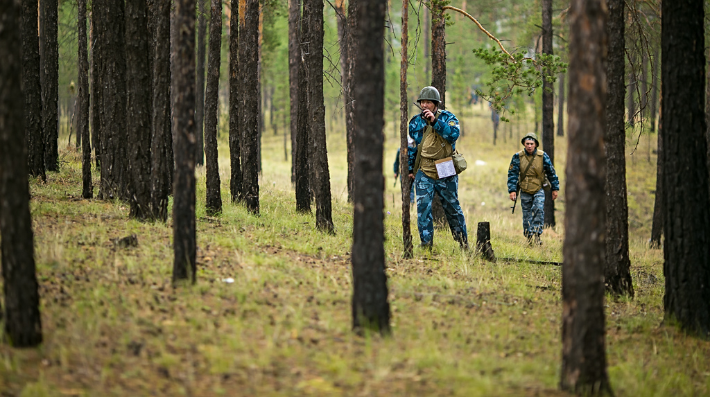 "Бежавших вооруженных осужденных" задержали в ходе специальной операции в Бурятии, Фото с места события собственное