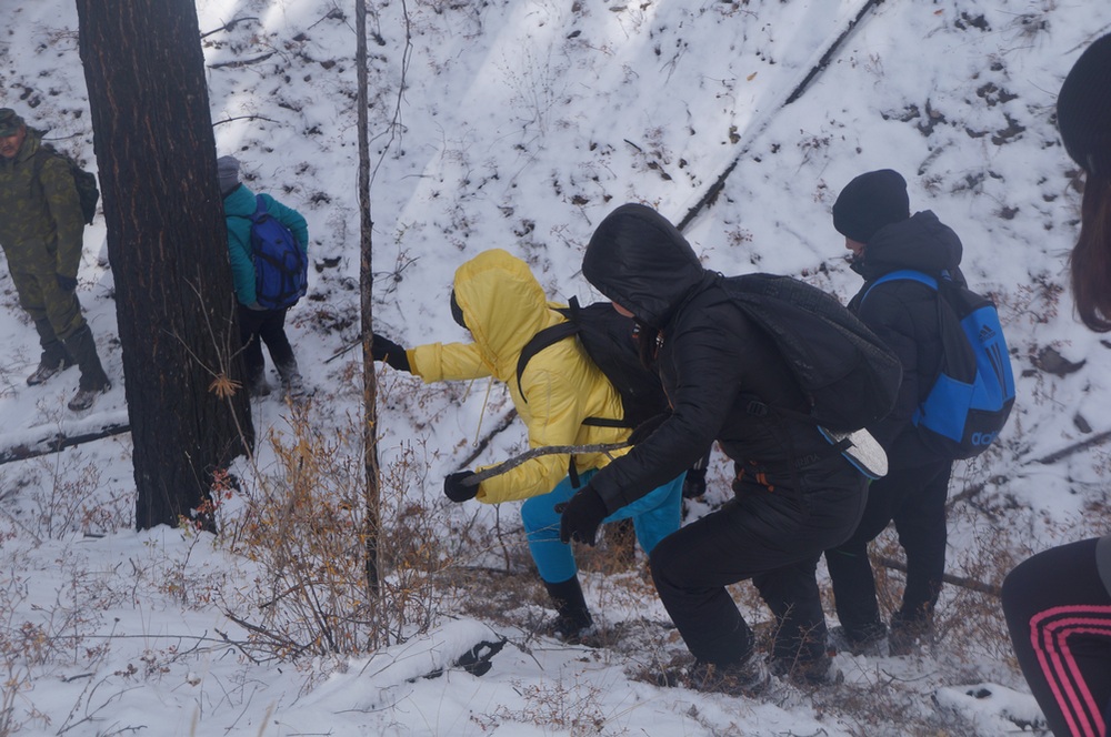 Я здесь не развожу феминизм и демократию – руководитель РМОО "Альтернатива" Баир Базаров, Фото с места события собственное
