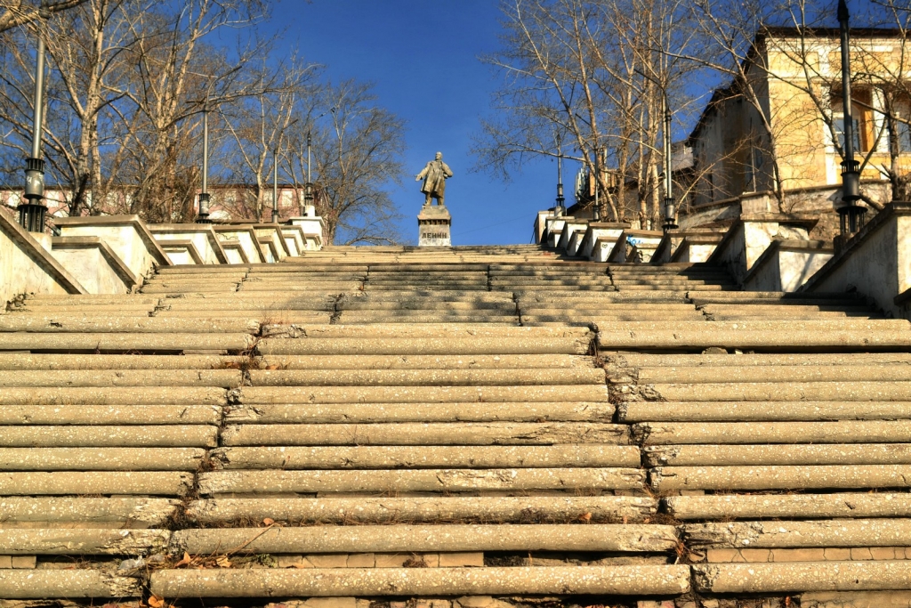 Эта лестница к"светлому будущему" могла строиться на костях репрессированных, Фото с места события собственное