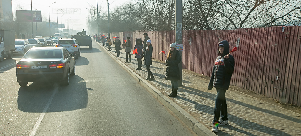 Два вечных огня с сегодняшнего дня будет гореть в городе Улан-Удэ, Фото с места события собственное