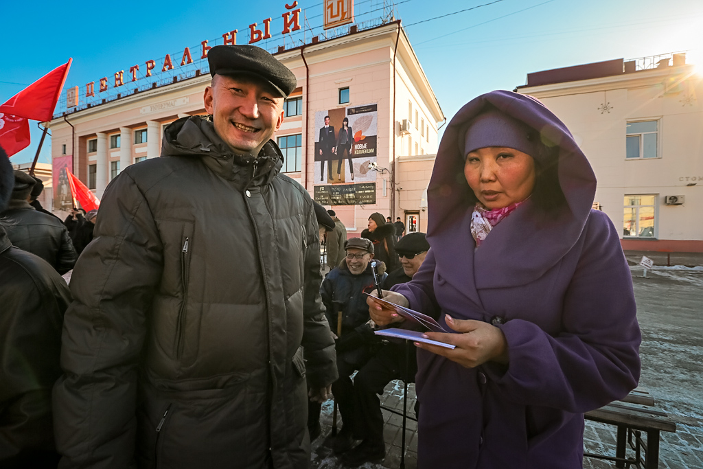 День 7 ноября в Бурятии, Фото с места события собственное